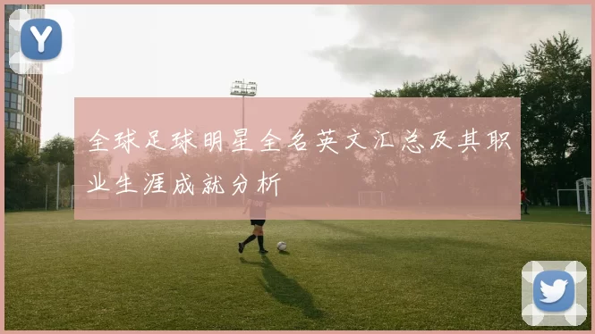 全球足球明星全名英文汇总及其职业生涯成就分析